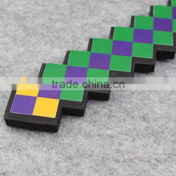 Diamond Mosaic Sword Foam Weapon Action Figure Accessory photo-2