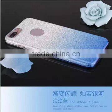 Gradient Color Glitter Tpu Phone Case for Iphoen7, 3 in 1 Shinning Phone Cover, 3 in 1 Back Tpu Case for Iphone7 photo-4