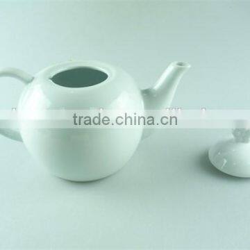 Cheap Ceramic Plain White Tea Pot With Lid photo-2