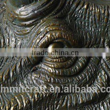 Resin Wall Animal Head Mount Triceratops Dinosaur Head photo-6