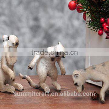 Mongoose Mini Imitation Polystone Meerkat Figurines photo-5