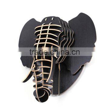 Animal Figurines of Big Elephant Head For Home Or Hotel Decor photo-3