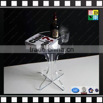 High Transparent Acrylic Flower Table Modern Wholesale PMMA Sied Table Clear Plastic Table Stool From China Manufacturer photo-6