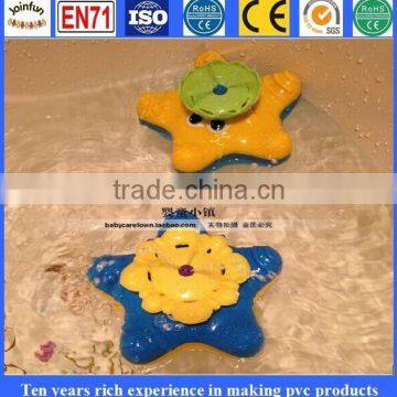 starfish spray water bath toys Sea animals, bath toys plastic sea star, Eco-Friendly Hot-Sell pvc toys