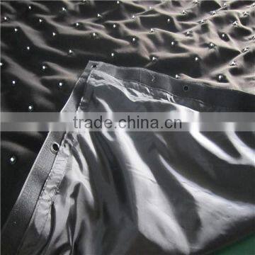 Programmble Indoor Rgb Fireproof Velvet Led Show Screen Curtain for Stage Background photo-3