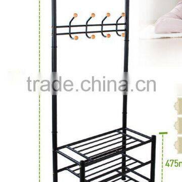 Multi-functional Metal Umbrella Hat Bag Clothes Shoes Stand Shelf Coat rack