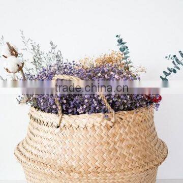 Storage Baskets With Handles / Natural Seagrass Foldable Basket Wholesale photo-4