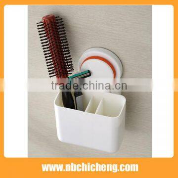 Wall Mounted Storage Holder Plastic Storage Basket Holder photo-4
