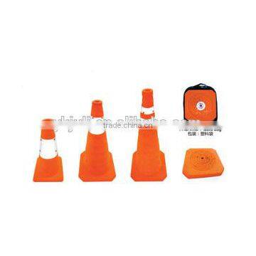 retractable traffic cone supplier (with PP base)