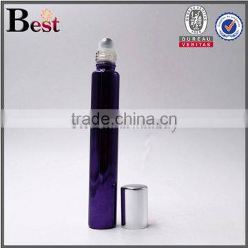 Hot Products Cosmetic Packaging Dark Purple UV Roll on Bottle 10ml Perfume Essential Oil Tube Glass Roll Bottle Factory Price photo-3