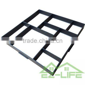 Pathmate Outdoor Decorative DIY Plastic Patio Path Cobblestone Concrete Mold(Black) photo-3