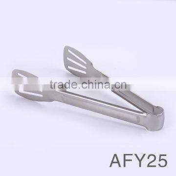 AFY25 High Quality 9 Inches Kitchen Utensils Stainless Steel Food Tong photo-2