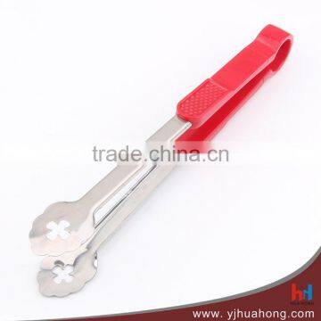 Plastic Handle Heat-resistant Stainless Steel Food Serving Tongs,kitchen Tongs HT-SS23 photo-2