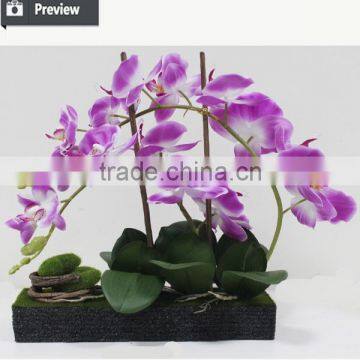 Artificial Table Orchids Customized With Foam Base photo-2