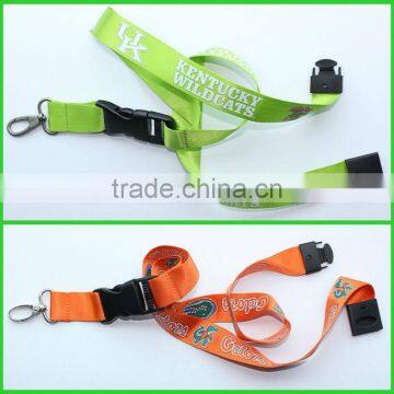 cheap lanyards cheap fashionable custom true nylon lanyard with safety buckle no mimimum order