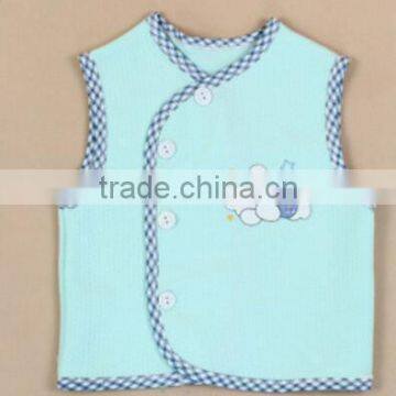 Soft Cool Baby Summer Clothes White Vest Baby Toddler Vest photo-3