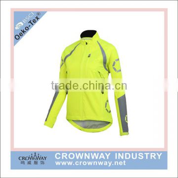 custom quick dry reflective winter bike cyclying rain jacket