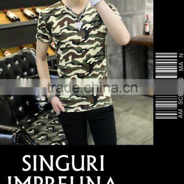 Military Style Available Printing t Shirt, Screen Printing T-shirt, Printing T-shirt photo-3