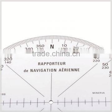 Kearing Round Shape Plastic Aviation Protracotr 360 Degree for Flying Direction Guiding #KRP-1 photo-2