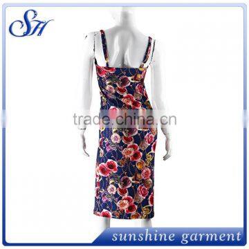 Summer Long Dress Sleeveless Women's Dresses Custom 92%Polyester 8%Spandex photo-6