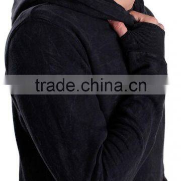 Bulk Black Fashion Extra Long Thick Hoodie Tall Hoodies photo-3