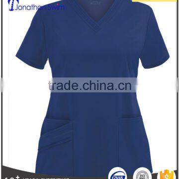 2017 Fashion Neck Design With the Most Popular Colorful Hospital Scrub Uniform photo-2