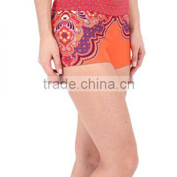 Women Swimming Pants Printing Dry Fit Sports Shorts photo-4