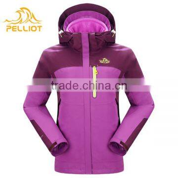 Ladies sport jacket sportswear china 3 in 1 waterproof clothing outdoor jacket