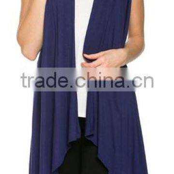 Cheap China Wholesale Clothing Women's Draped Open Front Jersey Knit Vest photo-4