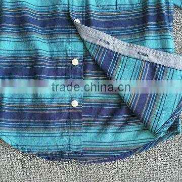 Fashionable Kids Blouse Designs Cotton Boys Flannel Plaids Children Shirt photo-3