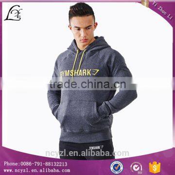 high quality custom logo men print fleece hoodies