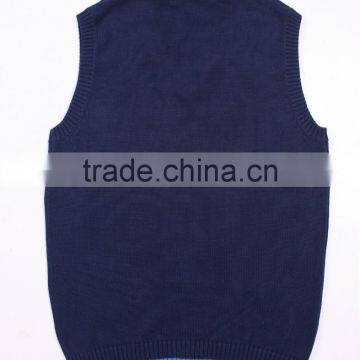 Knitting Sleeveless Name Brand Sweaters Vest For Men photo-2