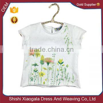 girls clothes 2016 summer t-shirt oem online shopping