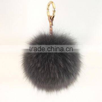 Myfur 2016 Newest Product Attrctive Winter Soft Fur Pompoms/Fox Fur Key Chains