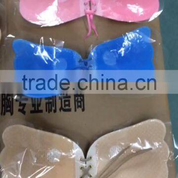 Self-Adhesive Half Cup Bra Strapless Push up Silicone Bra photo-3