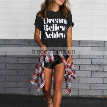 Wholesale 2017 New Design Shirts Casual for Ladies Shirt photo-3