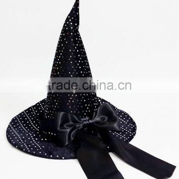 2015 New Arrive Black Color Halloween Witch Hat Design photo-3