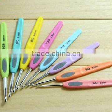 2016 NEW High Quality 8PCS Sofe Plastic Crochet Hooks/Knitting Needles photo-2