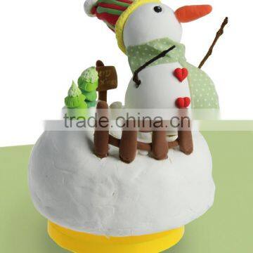 Clay Christmas Craft Decorations Xmas With Christmas Reindeer photo-5