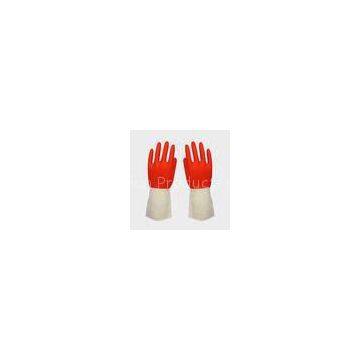 Size S - XL Color Latex Gloves with straight cuff , wave cuff