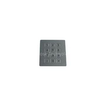 IP65 dynamic rated vandal proof Vending Machine Keypad/simple dot matrix keypad with 12-key