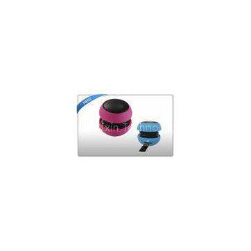 Pink / Blue Portable USB Mini Speakers For Laptop Compact With 3.5mm Jack