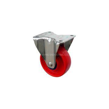 4inch Red 140KG Fixed PP Industrial Caster