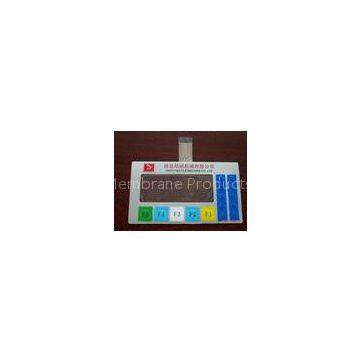 SGS Free Design Gloss Waterproof Membrane Switch With Clear Window