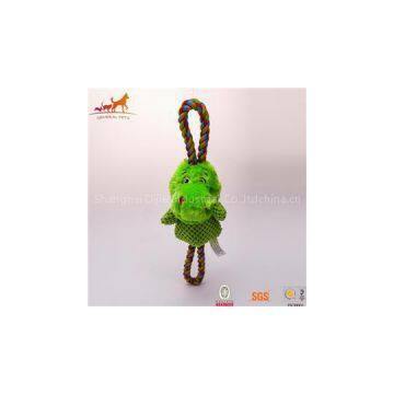 Plush Fetch Toy And Tug Of War Rope Lovely Dinosaur