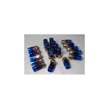 titanium wheel bolt/screw,Gr5 titanium lug nut,Gr5 Titanium Stem Bolt auto,