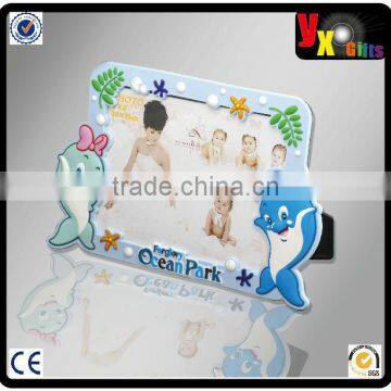 Low price good quality soft pvc photo frame for advertising