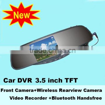 DVR System Front Camera for Recording Car Rearview Mirror