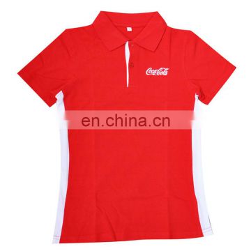 TCCC Coke Cola audit factory new arrival eco friendly high quality popular classic women's polo shirt