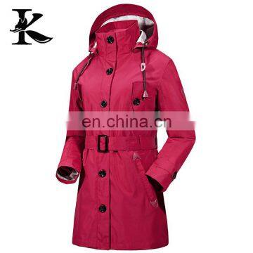 Long Pattern WomenWinter Jacket Detachable Inner Fleece Waterproof Jacket photo-2